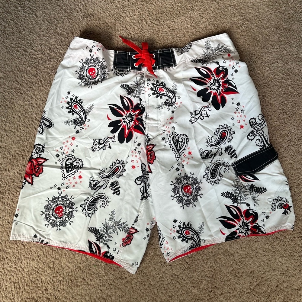 Joe Boxer Grunge SwimTrunks #joeboxer #grunge #emo #goth #swimtrunks